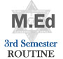 TU MEd and MSSED 3rd Semester Routine